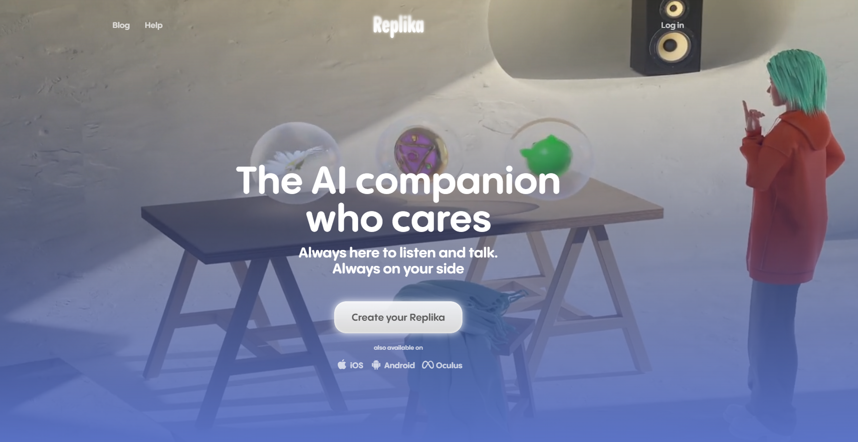 Replika--在线使用--你的虚拟AI朋友