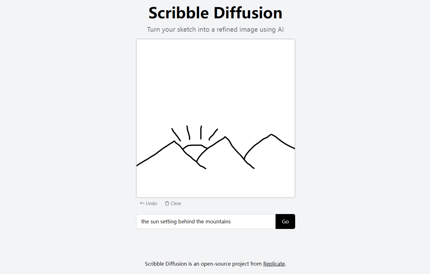 Scribble Diffusion--在线使用--简笔画生成