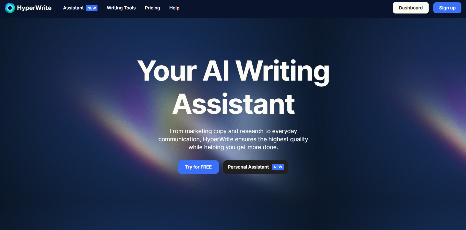 HyperWrite--在线使用--你的个人AI写作助手